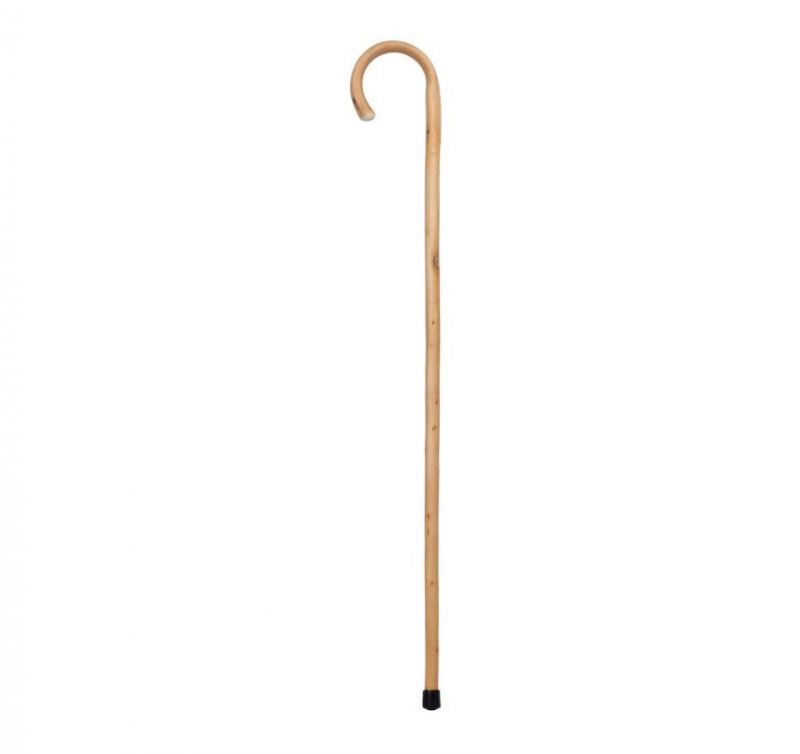 Traditional Style Wooden Walking Stick - Natural